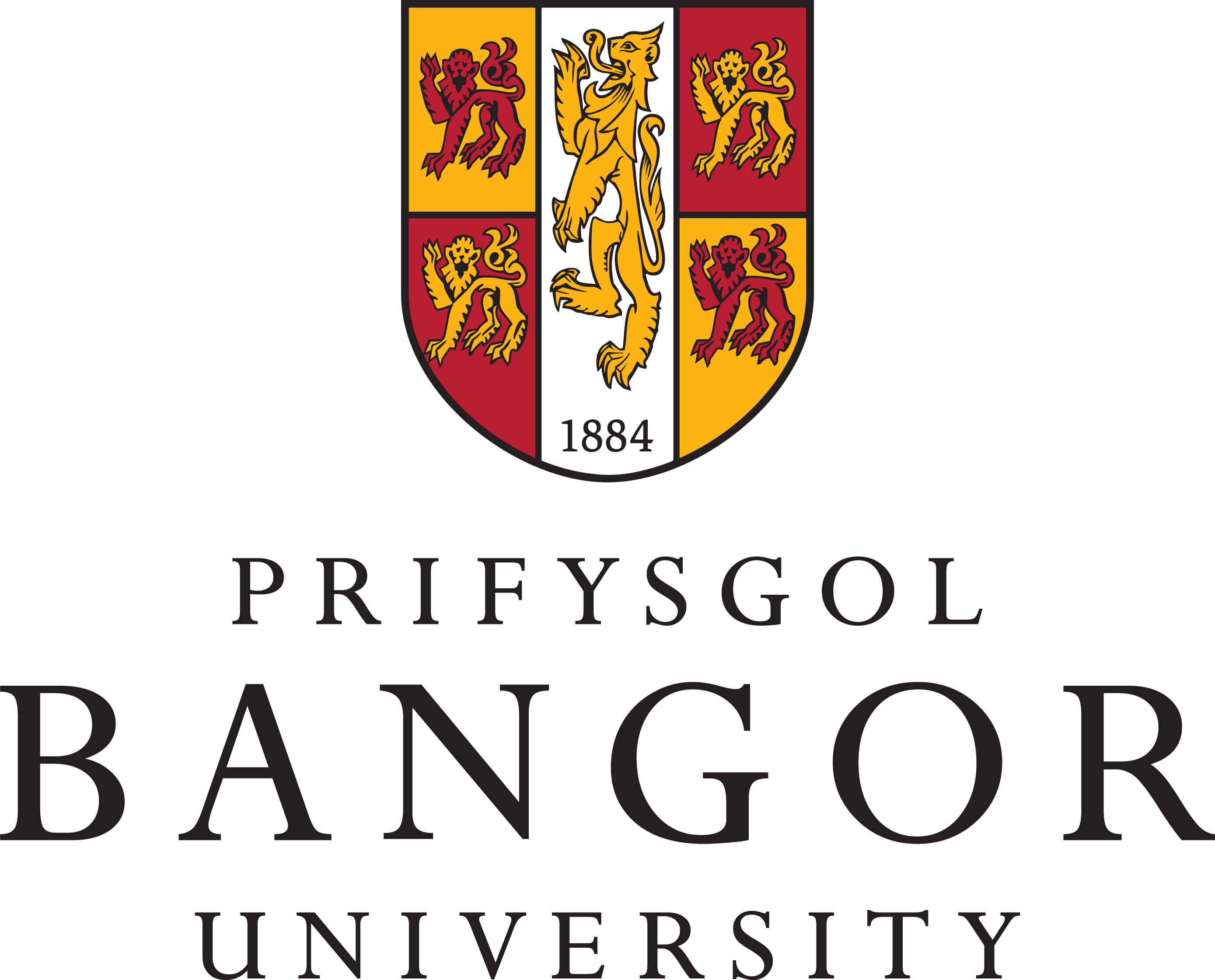 Bangor University bilingual logo