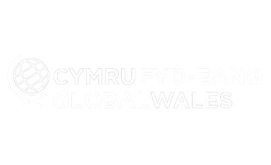 Global Wales logo in white