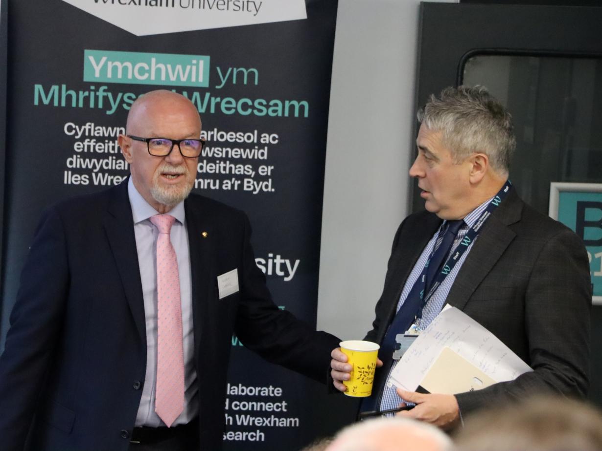 Professor Joe Yates and Sir Andy Cooke