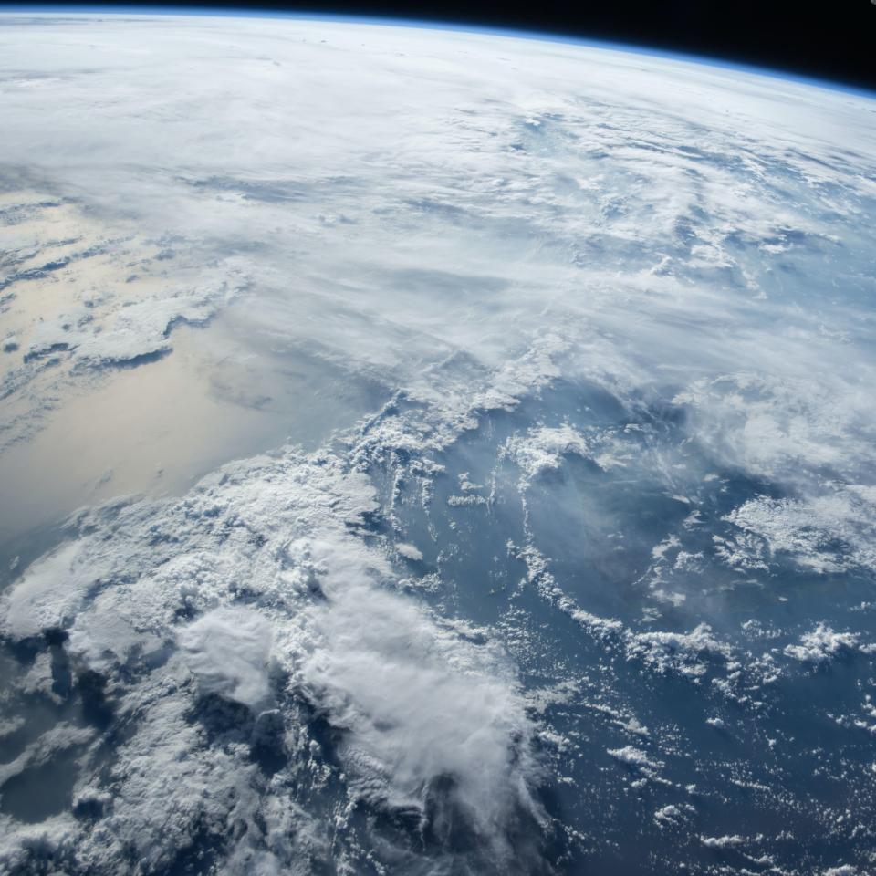 Satellite image of the Earth from space