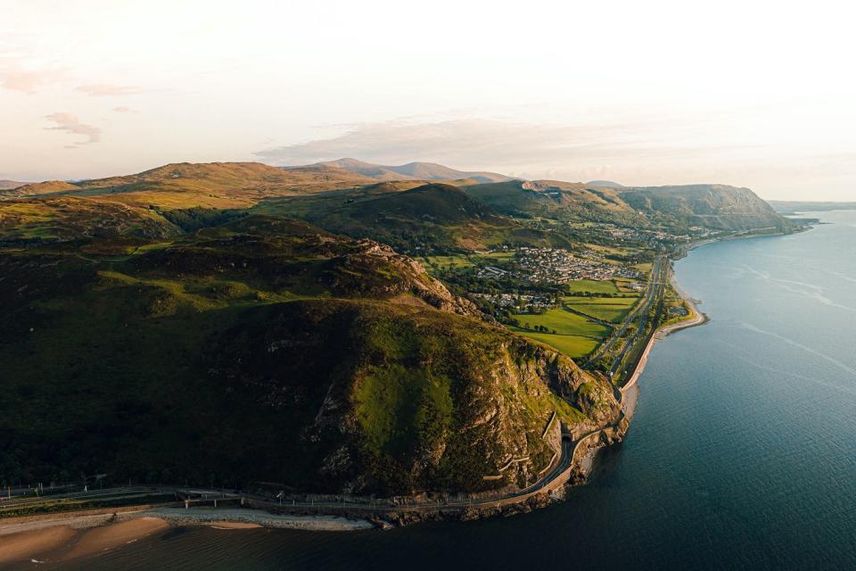 North Wales coastline