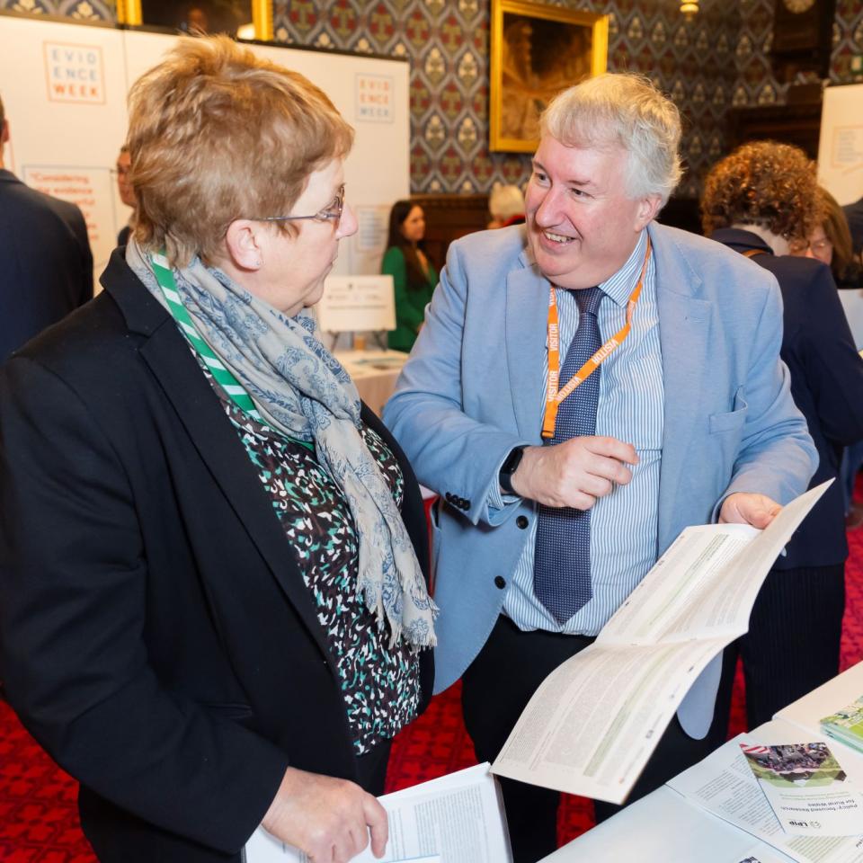 Professor Michael Woods and Ann Davies MP