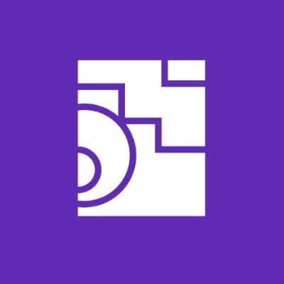 Universities Wales white logo on purple background